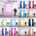 thumbnail image 1 of Viflosae jusqu'à 60% de Réduction Cadeaux 1Pcs Rideau Transparent Voile de Fenêtre Anniversaire Mariage Décor Festif Offres, 1 of 9