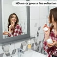 thumbnail image 2 of Giantex Bathroom Wall Mirror, Square Vanity  Makeup  Hanging Mirror for Dressing Room Washroom Bedroom, Grey, 2 of 6
