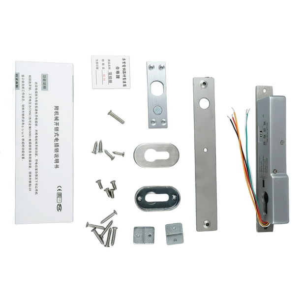 Cerradura de embutir eléctrica, Cerradura de perno eléctrico Cerradura de acceso eléctrica fuerte Cerradura de perno de caída eléctrica optimizada para la excelencia