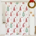 thumbnail image 5 of AUQ Christmas Shower Curtain Set,Merry Christmas Red Tree Shower Curtain,Xmas Pine Red and Green Shower Curtain for Bathroom Decor,Waterproof Winter Fabric Bth Curtain with 12 Hooks,72 X 72", 5 of 7