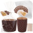 thumbnail image 1 of 1 juego de moldes para cupcakes, muffins, envoltorios para cupcakes, capacillos para hornear para bodas, 1 of 6