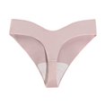 thumbnail image 1 of WZXFASHION Culottes Bikini Taille Haute pour Femmes Culottes Lisses Culottes Respirantes pour Dames Culottes pour Femmes Rose TG, 1 of 9