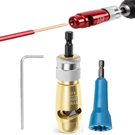 

Motao Clearance Pro Wire Stripping Tool & Wire Twisting Connector Wiring Pro Wire Stripper Wiring Pro Stripping Tool Multifunctional Drill Wire Stripper Crimper
