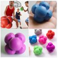 thumbnail image 3 of Miangastore Hexagonal Reaction Ball for Training in Assorted Color Silicone Agile Toy with 3pcs, 3 of 9