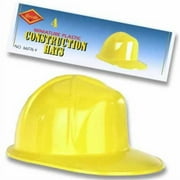 Beistle 66776-Y - Packaged Miniature Yellow Plastic Construction Hats- Pack of 12