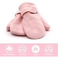 thumbnail image 2 of Visland Autumn Winter Toddler Magic Tape Warm Mitten Baby Boys Girls Faux Fleece Gloves, 2 of 6
