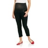 Maternity Full Panel Stretch Twill Skinny Capri with 5 Pockets and Roll Cuffs--Available in Plus Size