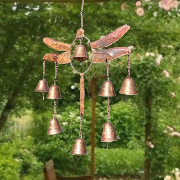 QuLuJing Wind Chime with Tuned Bells Garden Decor Wind Chime with Soothing Bells Outdoor Wind Chime withBells Nature-inspired Design with H, Must Haves for Home