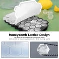 thumbnail image 4 of Ice-cube Tray For Freezer With Lid, Silicone Trays Spill-resistant Removable Cover, Black, 4 of 5
