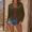 Army Green, variant on Western Fringe Jacket for Women Faux Suede Vintage Cowgirl Coat Long Sleeve Open Front Studded Tassel Moto Outerwear Casual Fall Music Festival Clothes