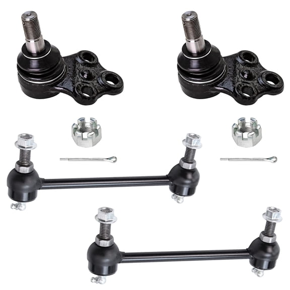 Detroit Axle - Front Lower Ball Joints Sway Bar Links Replacement for 1996-2004 Nissan Pathfinder - [1997-2003 Infiniti QX4]