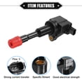 thumbnail image 4 of Bobinas de Encendido Unique Bargains 4 Uds Compatibles para Honda Civic L4 1.3L Negro, 4 of 7