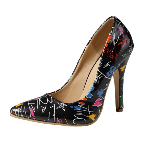 Womens High-Heeled Shoes Wild Pointed Shallow Ladies Shoes Stiletto Single Shoe