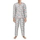 thumbnail image 3 of Fotbe Lighthouse And Beacon Pijama de Hombre con Estampado de Manga Larga, Conjunto de 2 Piezas, Ropa de Dormir Suave y Cómoda con Bolsillos-Large, 3 of 7
