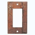 thumbnail image 5 of Metal Light Switch Plate Outlet Cover Image of Rusted Metal MET002, 5 of 13