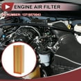 thumbnail image 2 of Unique Bargains Car Air Filter No.13718570043 for BMW X3 F25 2011-2017 Long Life Filter Air Cleaner Element 1 Pc, 2 of 7