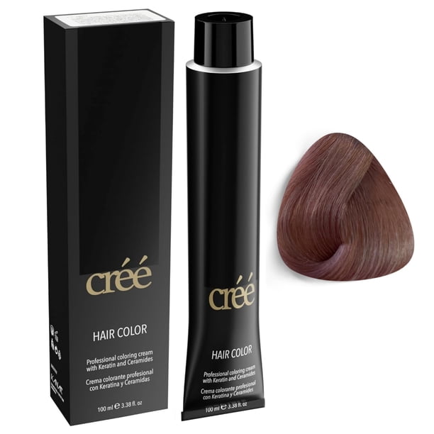 Tinte permanente para cabello profesional Cree 100 ml - 3,4 fl.oz. (Rubio Perla 7.12)