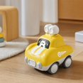 thumbnail image 4 of Toy Car for Toddlers, Cute Yellow Fire Engine Push‑Powered Vehicle, Friction Powered Mini Car Toy, Educational Play Car Gift for Boys Girls, 4 of 5