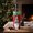 A, variant on Bawilom Acrylic Christmas Hanging Ornaments 2D Flat Car Rearview Mirror Pendant Xmas Tree Backpack Home Wall Festive Decor