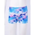 thumbnail image 5 of iiniim Kids Girls Tie Dye Boy-Cut Shorts Bottoms Gymnastics Sports Workout Shorts Activewear, 5 of 7