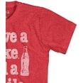 thumbnail image 3 of Coca-Cola Mens Shirt, Classic Soda Coke T-Shirt Red Heather – XL, 3 of 5