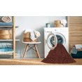 thumbnail image 2 of Ahgly Company Machine Washable Indoor Rectangle Transitional Mahogany Brown Area Rugs, 3' x 5', 2 of 7