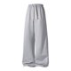 thumbnail image 5 of Pantalones rectos holgados informales para hombre - Finos para primavera/verano, color liso, poliéster - Lavables a máquina, XS-XXL, cintura 67-87 cm, 5 of 6