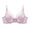 Pink, variant on YUGYXL Bras for Women Lace Unlined Bra See-Through Bralette Breast Minimizer Bras Full Coverage Underwire Bra Black