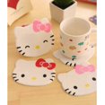 thumbnail image 2 of Posavasos de dibujos animados Sanrio Kawaii Hello Kitty, alfombrilla de aislamiento térmico, lindo gato rosa, accesorios de Anime, decoración de habitación, nuevo, 2 of 4