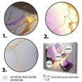 thumbnail image 3 of Designart Abstract Geode Violet I Canvas Wall Art, 3 of 5