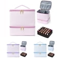 thumbnail image 2 of ONLYEOR Nail Polish Organizer Bag, Nail Polish Carrying Case, Double-Layer Nail Polish Storage Bag, Gel Polish Travel Storage Bag for Nail Kit, Gift for Manicurist, Girls (C), 2 of 7