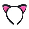 thumbnail image 1 of Qarigey Diadema con orejas de gato elegante: accesorios para el cabello simples, versátiles y de moda, pinza para el cabello súper linda Ropa, zapatos y accesorios Miscelánea Negro + rosa roja, 1 of 6