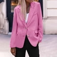 thumbnail image 6 of Dgankt Blazers for Women Fall Fashion Bussiness Casual Blazers Open Front Long Sleeve Jacket with Shoulder Pads,Size S-2XL, 6 of 9