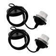 thumbnail image 1 of Holibanna 2pcs Hanging Light Kit Wall Light Fixture LED Bulbs Hanging Lamp Shade Bulb Socket E27 Thread Lamp Holder Light Covers for Ceiling Lights Lamp Holder Cable Set Thread Screw Socket, 1 of 5