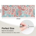 thumbnail image 5 of Pink Paisley and Floral Pattern Kitchen Rug Mat,Kitchen Runner Rugs Non Skid Washable,Decorative Kitchen Floor Mats for Kitchen,Sink,Laundry,17"X47", 5 of 5