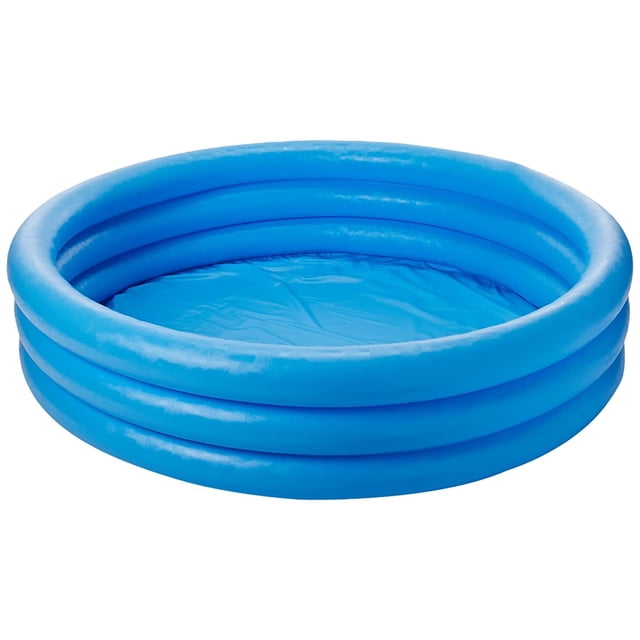 Piscina inflable Intex Crystal Blue de 114 x 25 cm con parche de reparación