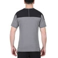 thumbnail image 3 of Spyder Men's Active Short Sleeve Tee Moisture Wicking 4 Way Stretch T-Shirt-Gray / L, 3 of 8