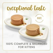 (2 pack) Purina Fancy Feast Classic Pate Kitten Food, Wet Cat Food, Salmon Primavera, 3 oz Cans (12 Pack)