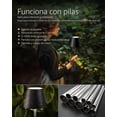 thumbnail image 4 of Paquete de 2 lámparas de mesa inalámbricas, lámparas de escritorio LED portátiles, funciona con batería de 5000 mAh, atenuación continua de 3 colores, para restaurante, dormitorio, campamento al, 4 of 9
