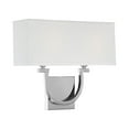 thumbnail image 4 of Polished Nickel Two Light Wall Sconce from the Rhodes Collection, 4 of 5