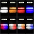 thumbnail image 3 of 1par Lateral Faro Led Barra Estrobo Patrulla 16 Función Moto, 3 of 8