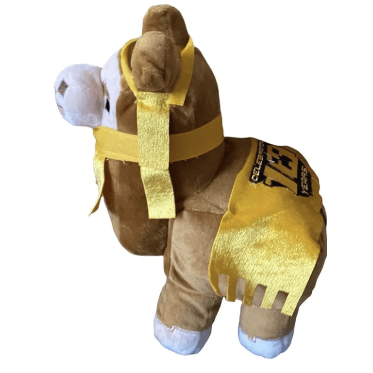 Minecraft 10th Anniversary ぬいぐるみ Minecraft 10th Anniversary Llama Plush Limited Edition Brown Gold