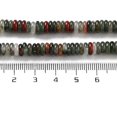 thumbnail image 5 of Natural African Bloodstone Beads Strands Rondelle 6~6.5x2~2.5mm Hole: 1.2mm about 156~158pcs/strand 15.12~15.20 inch(38.4~38.6cm), 5 of 5