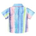 thumbnail image 4 of Hiijoy Boys Hawaii Beach Holiday Shirt Short Sleeved Tropical Print Button-Up Shirts, 4 of 6