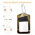 thumbnail image 2 of Hedgehog Luggage Tag, Travel Tags, Handbag Tag - Square PU Leather 2 Pack with Privacy Cover and Stainless Steel Ring - Suitable for Travel, Backpack, Handbag [Amazon Approved], 2 of 7
