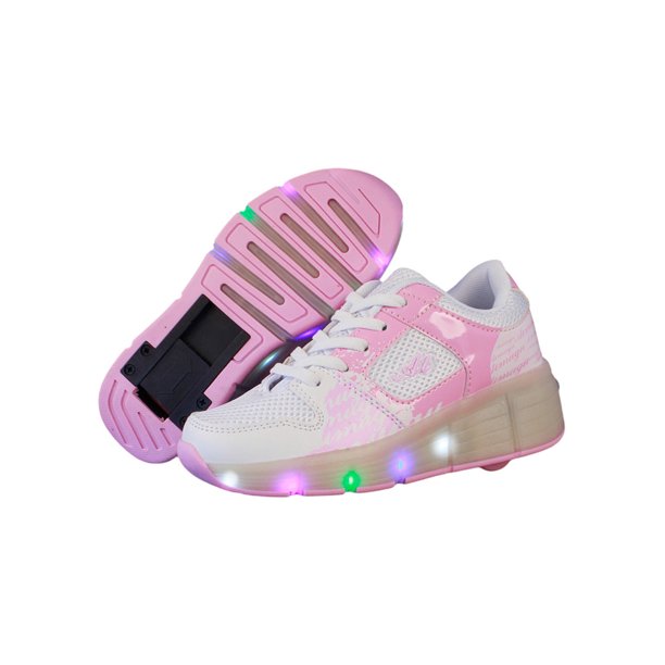 Audeban Audeban Boys Girls Trainers Led Wheel Shoes Kids Led Light Up Roller Skate Sneakers Shoe Walmart Com Walmart Com