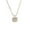 Gold, variant on Riforla Square Diamond Sterling Silver Necklace Clavicle Chain Jewelry Pendant Womens Jewelry Silver