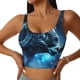 thumbnail image 1 of Fotbe Celestial Ram Night Sky Sujetador Deportivo Largo sin Aros para Mujer con Almohadillas y Soporte Medio, Transpirable y Absorbente, Camiseta Tipo Chaleco o Tank Top-Medium, 1 of 8