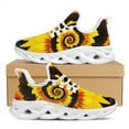 thumbnail image 1 of Doginthehole - Hermosas zapatillas de deporte con diseño de girasol y flores amarillas, con cordones, vulcanizadas, para mujer, 1 of 6
