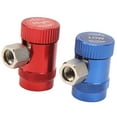 2Pcs R1234yf Quick Couplers 1/4 Inch Male Port High Or Low Side Manual